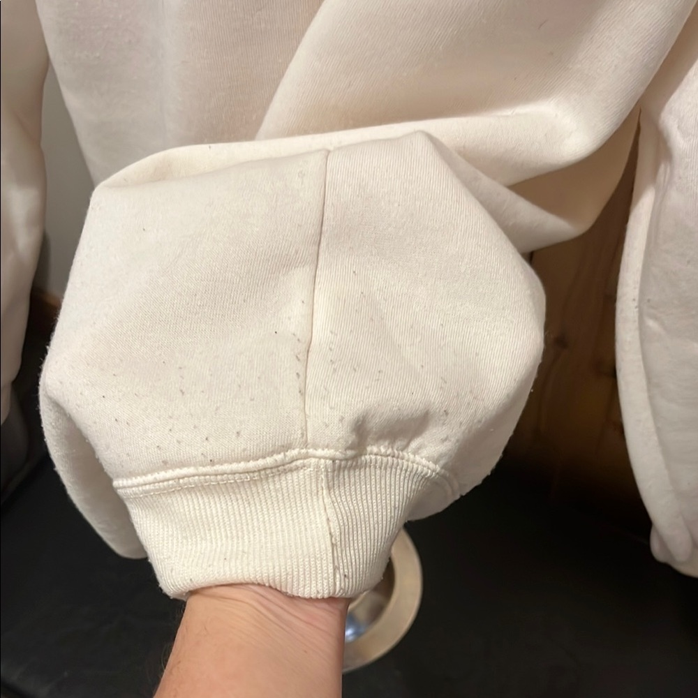 Sunrise Embroidered White Sweatshirt - Picture 5 of 11